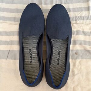 Rothy's Navy Slip-On Flats